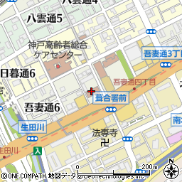 葺合警察署周辺の地図