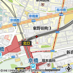 大阪府大阪市都島区東野田町3丁目5-16周辺の地図