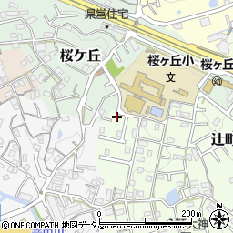 奈良県生駒市辻町881-40周辺の地図