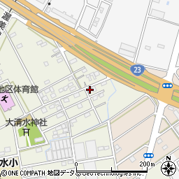愛知県豊橋市南大清水町元町11周辺の地図