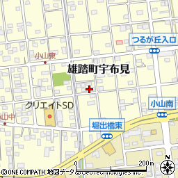 静岡県浜松市中央区雄踏町宇布見4188周辺の地図