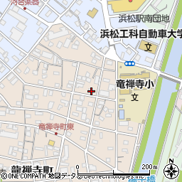 静岡県浜松市中央区龍禅寺町44周辺の地図