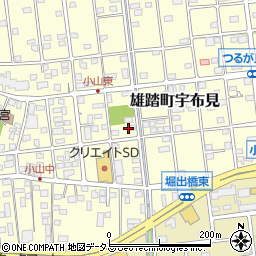 静岡県浜松市中央区雄踏町宇布見4620周辺の地図