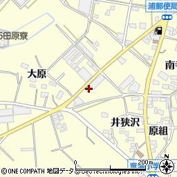 愛知県田原市浦町中畑155周辺の地図