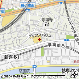 キャンドゥマックスバリュ京橋店周辺の地図