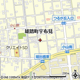静岡県浜松市中央区雄踏町宇布見4138周辺の地図