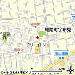 静岡県浜松市中央区雄踏町宇布見4638周辺の地図