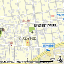 静岡県浜松市中央区雄踏町宇布見4619周辺の地図