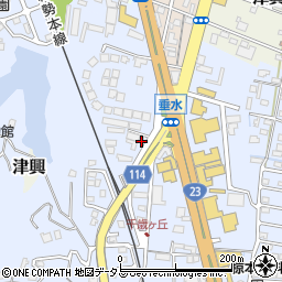 三重県津市垂水335周辺の地図