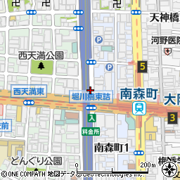 南森町出口 大阪市 首都高速 都市高速出入口 の住所 地図 マピオン電話帳
