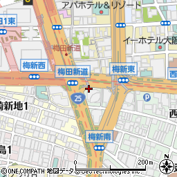 ダイナミックキッチン＆バー 燦 －SUN－大阪店周辺の地図