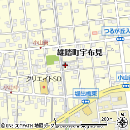 静岡県浜松市中央区雄踏町宇布見4187周辺の地図