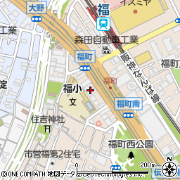ダイコク西淀川店周辺の地図