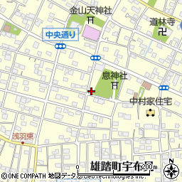 静岡県浜松市中央区雄踏町宇布見8309周辺の地図