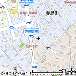 静岡県浜松市中央区寺島町184周辺の地図