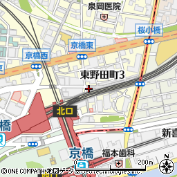 大同門 京橋店周辺の地図