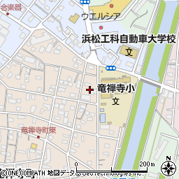 静岡県浜松市中央区龍禅寺町40周辺の地図