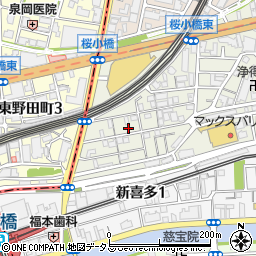 ガレット京橋周辺の地図