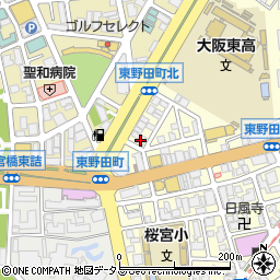 メゾン東野田周辺の地図