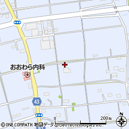静岡県磐田市大原1350周辺の地図