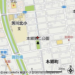 静岡県浜松市中央区本郷町1311周辺の地図