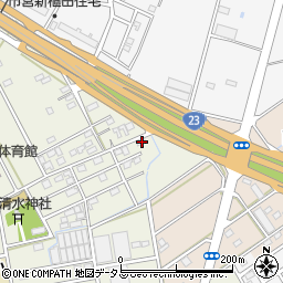 愛知県豊橋市南大清水町元町10周辺の地図
