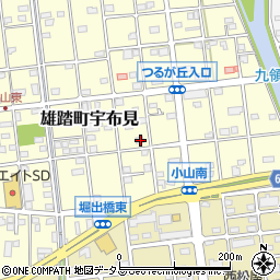 静岡県浜松市中央区雄踏町宇布見4117周辺の地図