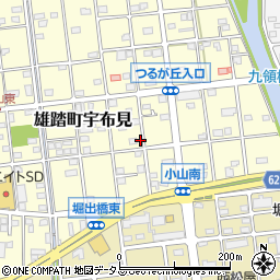 静岡県浜松市中央区雄踏町宇布見4118周辺の地図