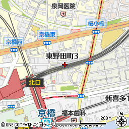 ミンミン 餃子舗 京橋店周辺の地図