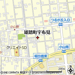静岡県浜松市中央区雄踏町宇布見4137周辺の地図
