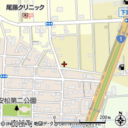 静岡県浜松市中央区下飯田町612周辺の地図