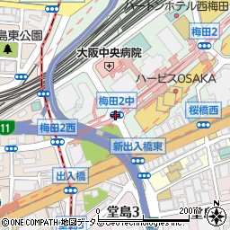 梅田２中 大阪市 地点名 の住所 地図 マピオン電話帳