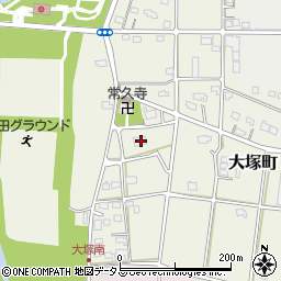 静岡県浜松市中央区大塚町91周辺の地図