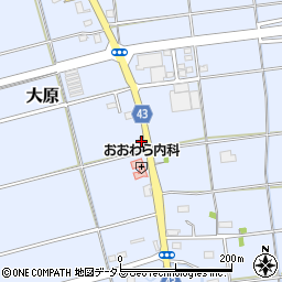 静岡県磐田市大原1413周辺の地図