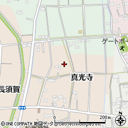 静岡県磐田市真光寺周辺の地図