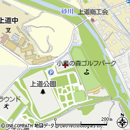岡山市立上道公民館周辺の地図