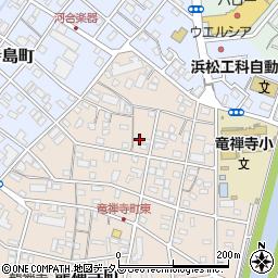 静岡県浜松市中央区龍禅寺町58周辺の地図