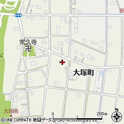 静岡県浜松市中央区大塚町80周辺の地図