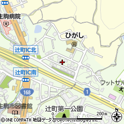 奈良県生駒市辻町31周辺の地図