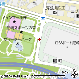 尼崎スポーツの森周辺の地図