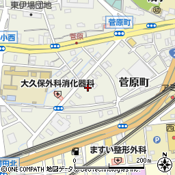 静岡県浜松市中央区菅原町11周辺の地図