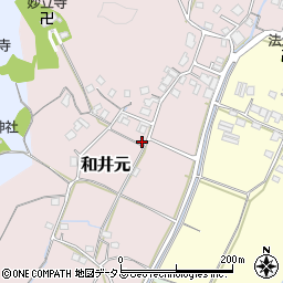 岡山県岡山市北区和井元203周辺の地図