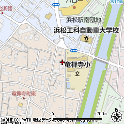 静岡県浜松市中央区龍禅寺町34周辺の地図