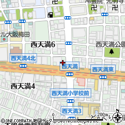 キングラムＧＰ　西天満店周辺の地図