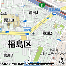 大阪厚生信用金庫大淀支店周辺の地図
