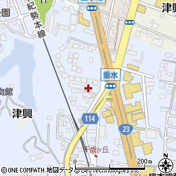 トヨタモビリティパーツ津営業所周辺の地図