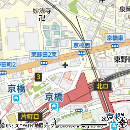 ＮＯＶＡ大阪京橋駅前校周辺の地図