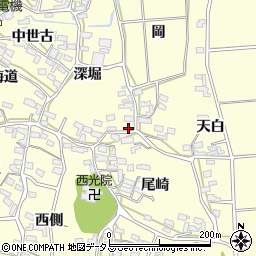 愛知県田原市浦町深堀10周辺の地図