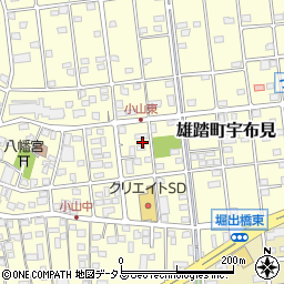 静岡県浜松市中央区雄踏町宇布見4635周辺の地図