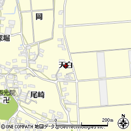 愛知県田原市浦町（天白）周辺の地図